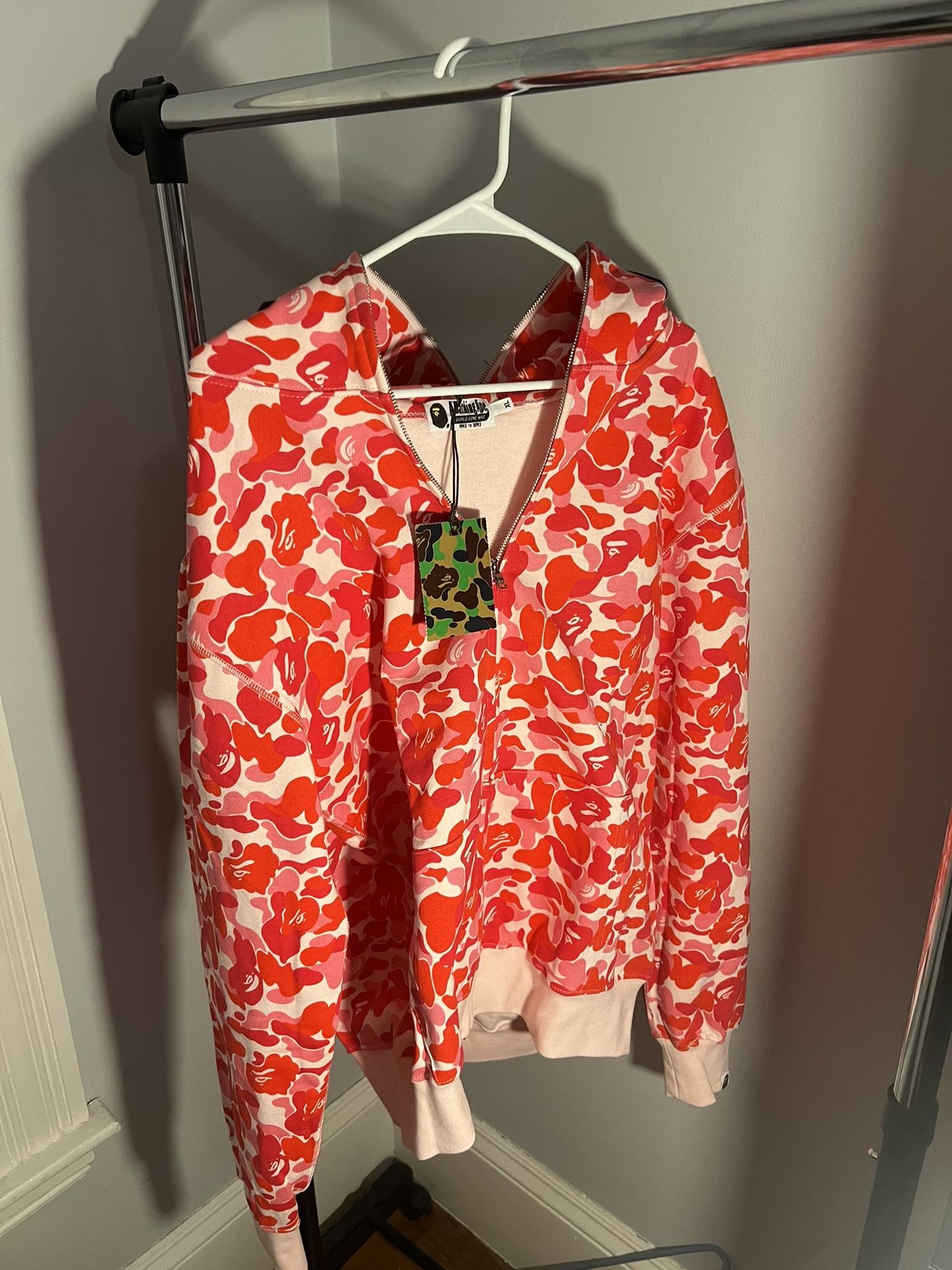 PINK BAPE hoodie Size (XL)