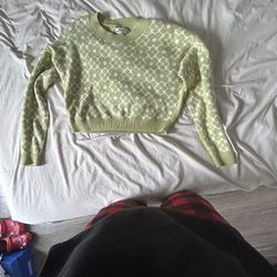 Green Hollister Sweater 