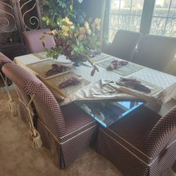 Glass Dining Table 