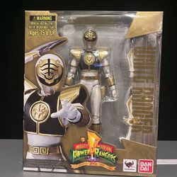 Bandai S.H.Figuarts White Ranger MMPR Power Rangers 20th Anniversary 2013 NIB