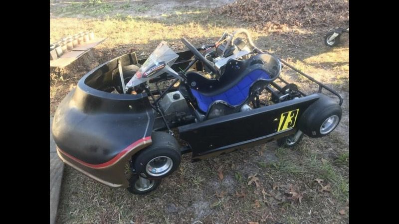 Lo206 racing go kart. Bandit y2k chassis. Briggs 206 motor.