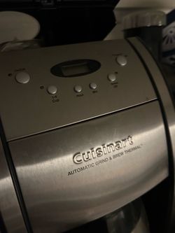 Cuisinart automatic, grind and brew thermal