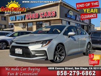 2020 Toyota Corolla SE, 1 owner personal vehicle,Great Carfax,