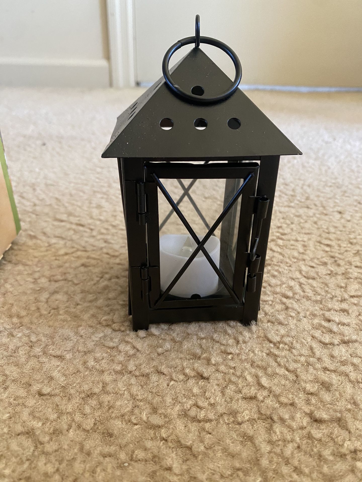 10 mini Black lanterns
