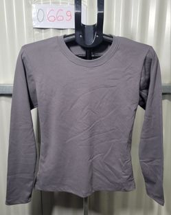 Snowflake long sleeve top, size S (0669)
