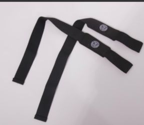 23" Gym Straps ~ Spot Lion Fitness, Power Weight Lifting, Solid Black ~ #SPL5