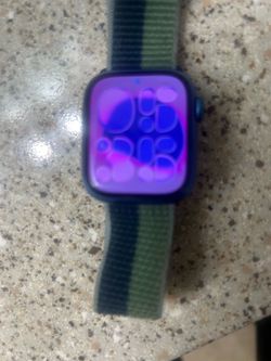 Apple Watch Series 11 with Green Sport Band