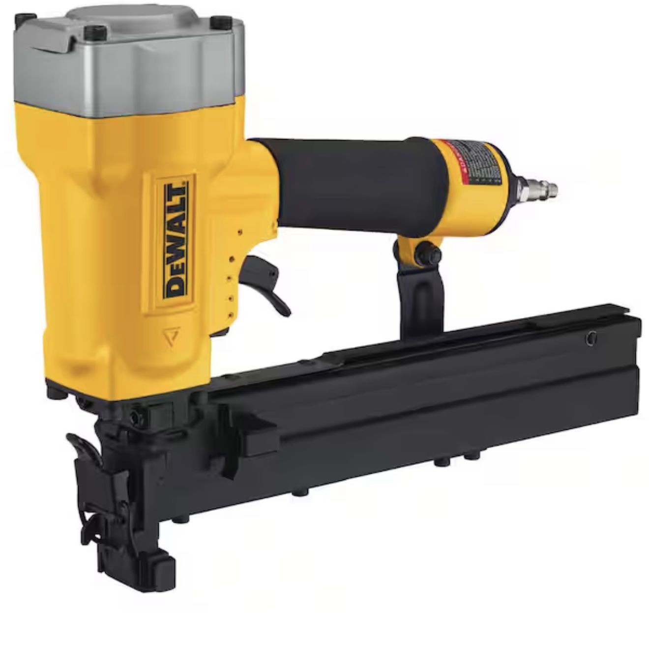 DEWALT Corded Pneumatic 16-Gauge 1 in. Crown Lathing Stapler