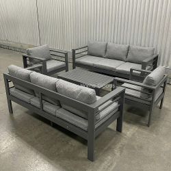 8-Seater Patio Furniture Outdoor Conversation Couch Set