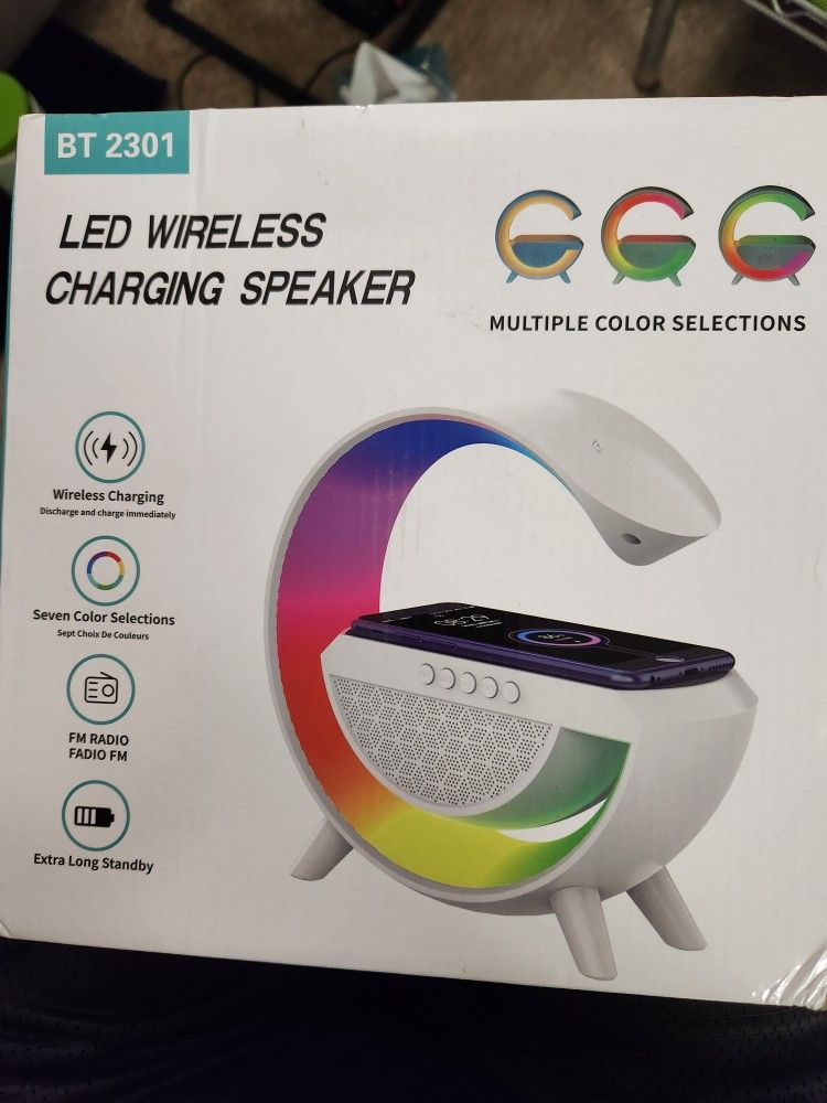 LED WIRELESS CHARGING SPEAKER