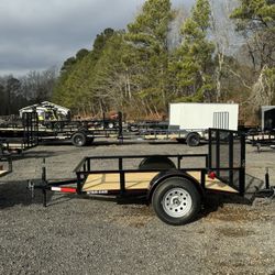 New 5x8 HD Utility Trailer 