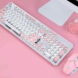 Retro Typewriter Wireless Keyboard And Mouse Set