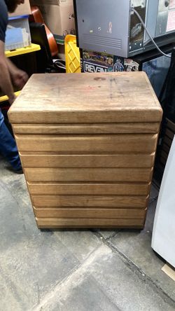 3 drawer dresser wood heavy