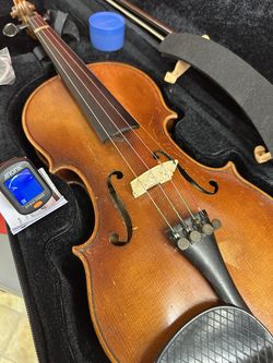 Made in Germany 3/4 Size Violin by Anton Becker 1(contact info removed) Vintage Antique Old