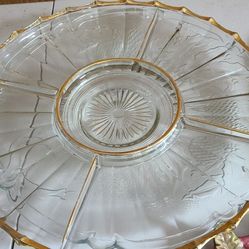 Glass Antique Platter