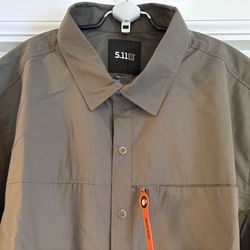New 5.11 Tactical Shirt Medium Snap Front Rapid Entry Long Sleeve