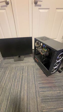 CyberPower Gaming PC Bundle (For Parts/Repair) + 60Hz Monitor