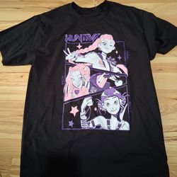 NEW Kpop Demon Hunters  (Huntrix) T-Shirt collection size Medium unisex (for men or women) material cotton,  