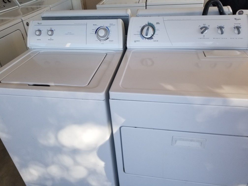 Whirlpool washer And Dryer 