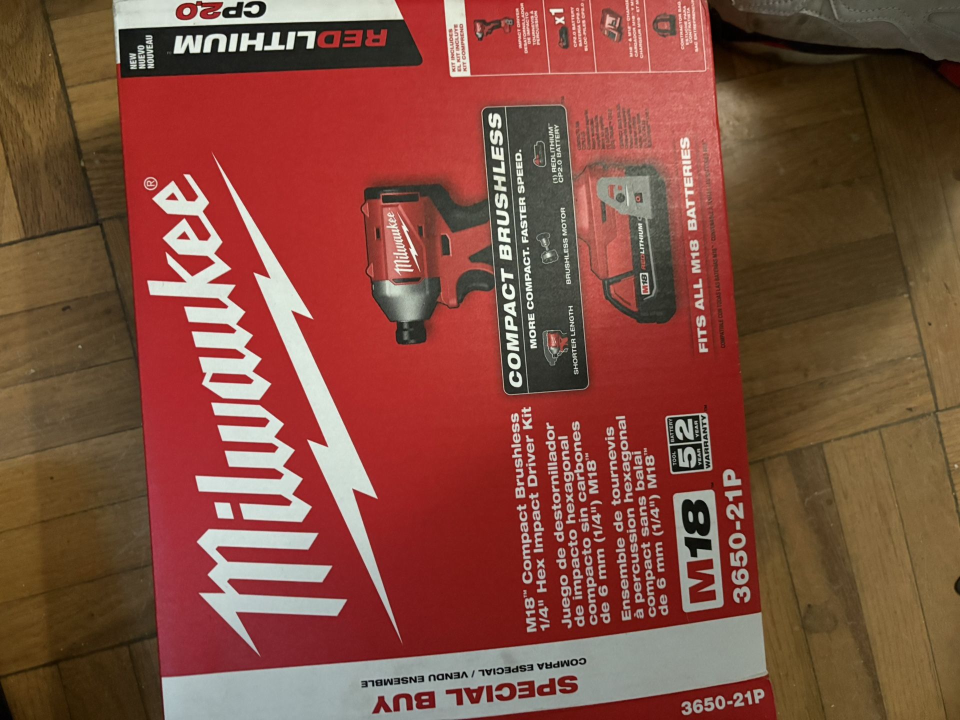 Brand New Milwaukee Impact Drill W/Charger