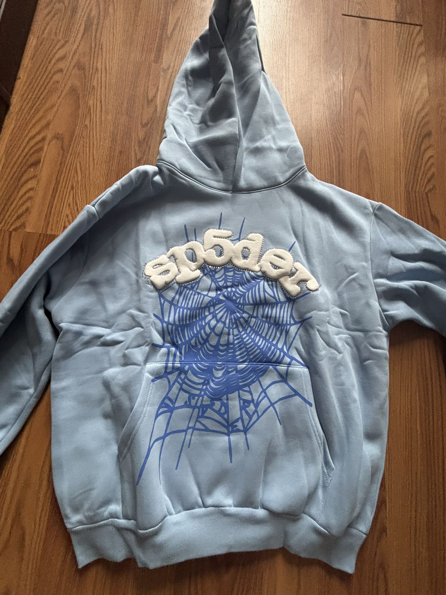 sky Blue Sp5der Hoodie