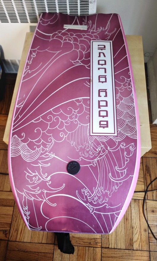 Bodyboard / Boogie Board – 37” x 19” (Purple & Pink Design)