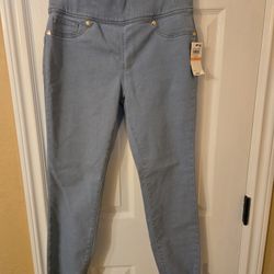 Thalia Sodi Jeggings Light Wash Size Small