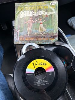 Mary Poppins 7" Vinyl Single Buena Vista Records