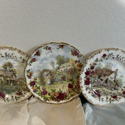 Royal Albert Country Roses Plates