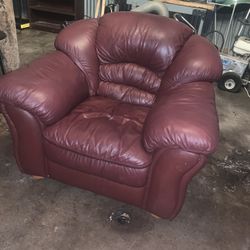 Leather Couch Sillon De Piel