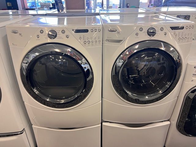 WHIRLPOOL FRONT LOAD WASHER AND DRYER SET - WE DELIVER