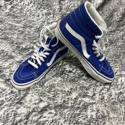 Blue High-top Vans
