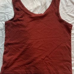 Dark Orange Tank Top/blouse