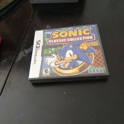 Nintendo DS SONIC CLASSIC COLLÈCTION 4 GAMES IN ONE