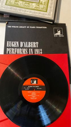 Welte Legacy of Piano Treasures -Eugen D’Al Bert