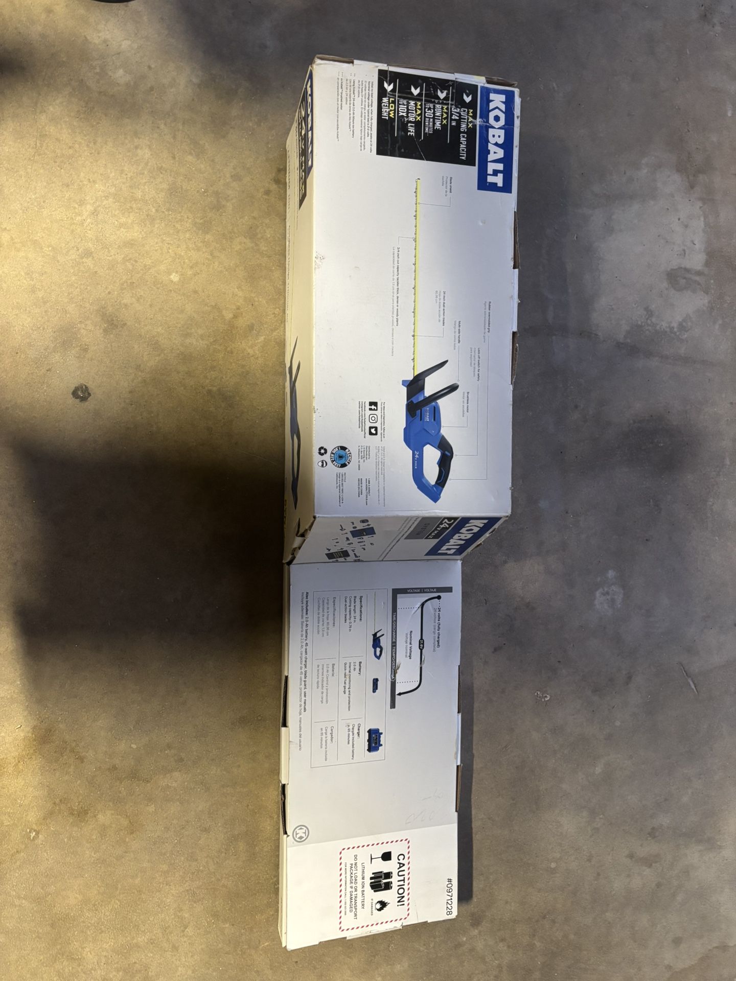Kobalt Battery Hedge Trimmer