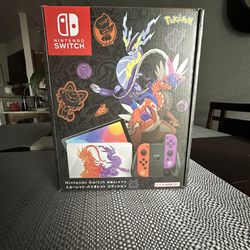 Nintendo Switch OLED Model Scarlet & Violet Edition BRAND NEW
