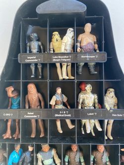 Star Wars Figures +Vader Collection Case - 1980s - used condition