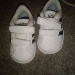 White And Black Adidas For Baby 