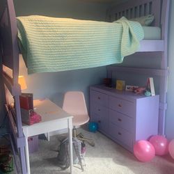 Pali Full adjustable Bunk W/Dresser 