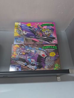 Tmnt - Turtle Lair / Turtle Van /  Technodrome / Footcruiser / Mutant Module