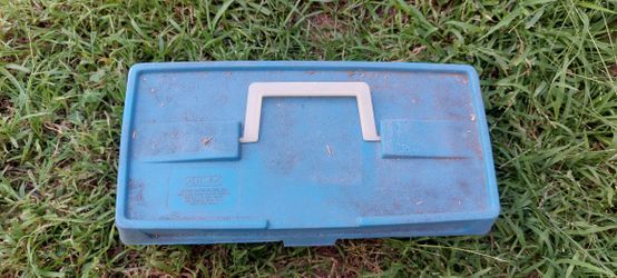 Emco Antique Blue Tacklebox