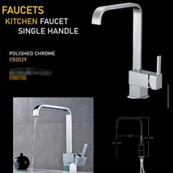 New Kitchen Faucet Chrome Finish 1150029