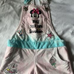 XS Girls Minnie Overall 