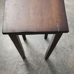Dark Walnut Accent Table