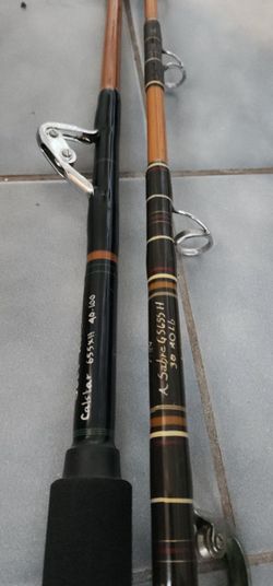 Custom Fishing Poles Cal Star 655xh And A Saber Gs655h