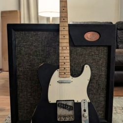 Upgraded Relic Telecaster w/ case, strap & Custom made birch Fender loaded 2x12 Cab