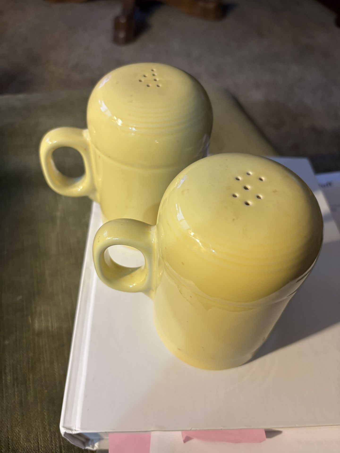 Yellow Fiesta Salt And Pepper