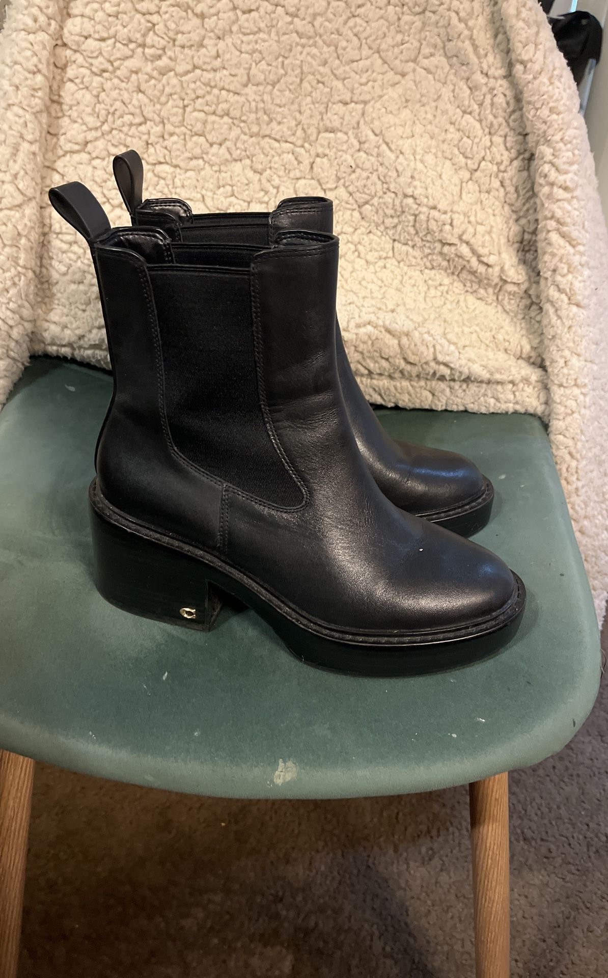 Coach Leather Boots