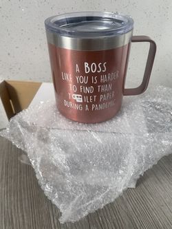 Cup Rose Gold 12 Oz New
